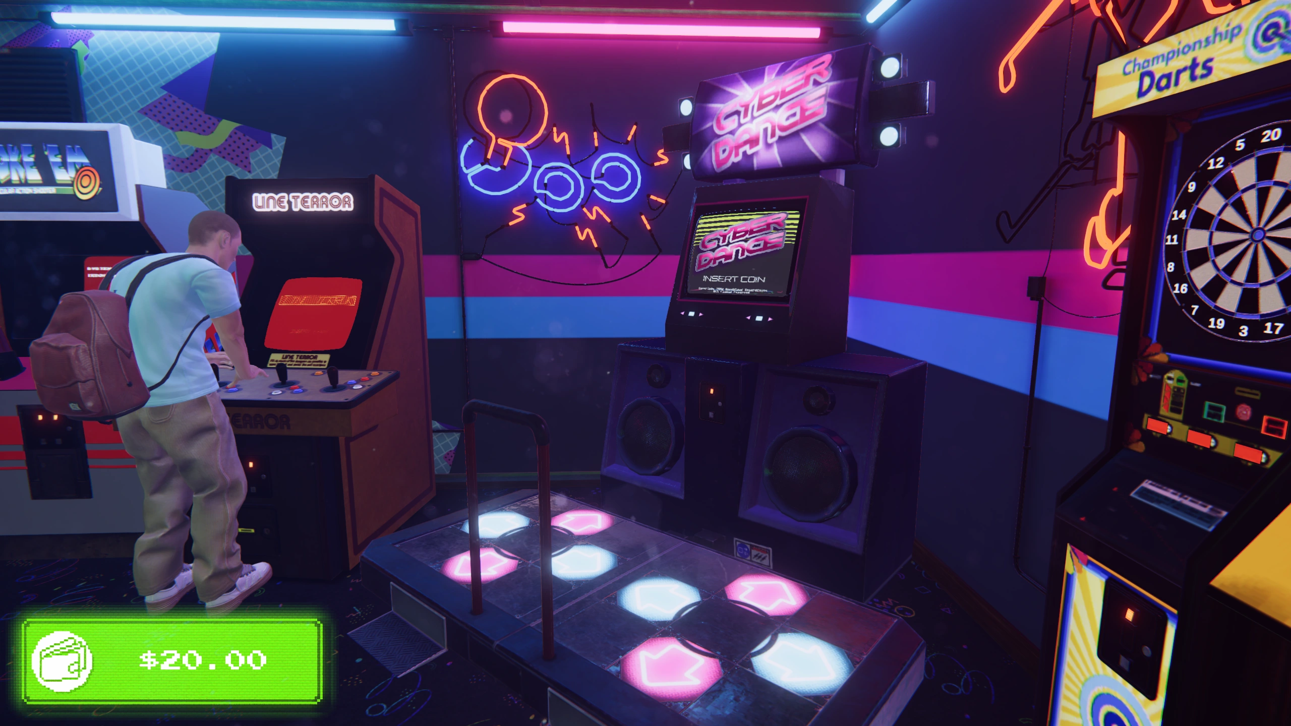 Arcade Paradise with DLSS 5 Off, RTX 3060, 2560×1440