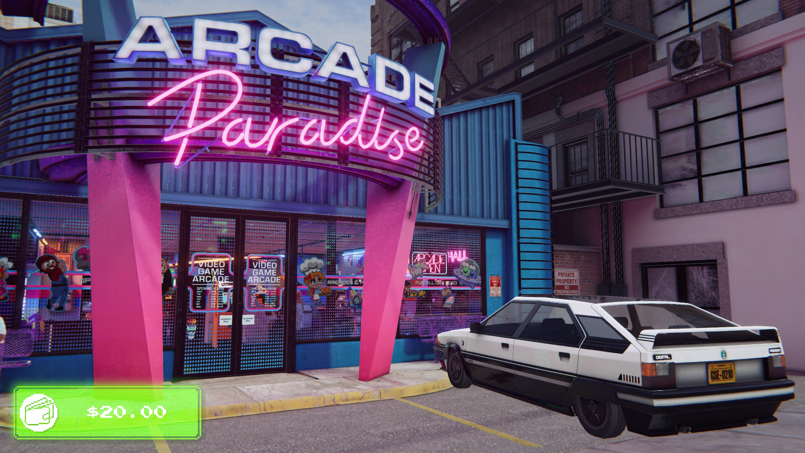 Arcade Paradise with DLSS 5 Off, RTX 3060, 2560×1440