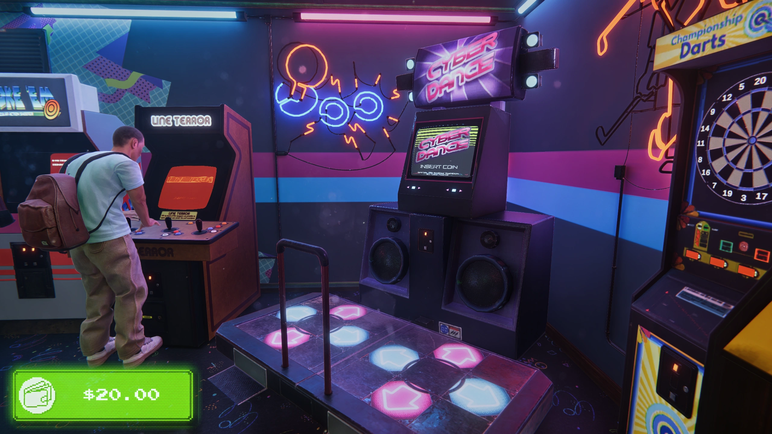 Arcade Paradise with DLSS 5 On, RTX 3060, 2560×1440