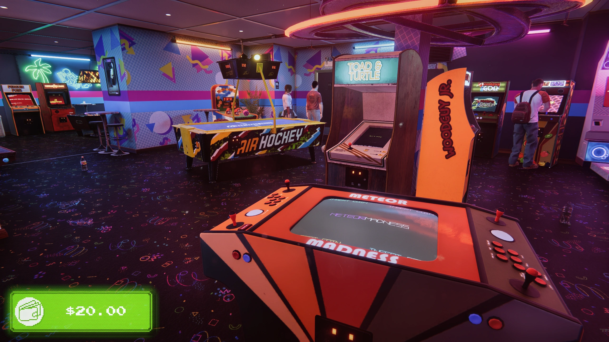Arcade Paradise with DLSS 5 On, RTX 3060, 2560×1440