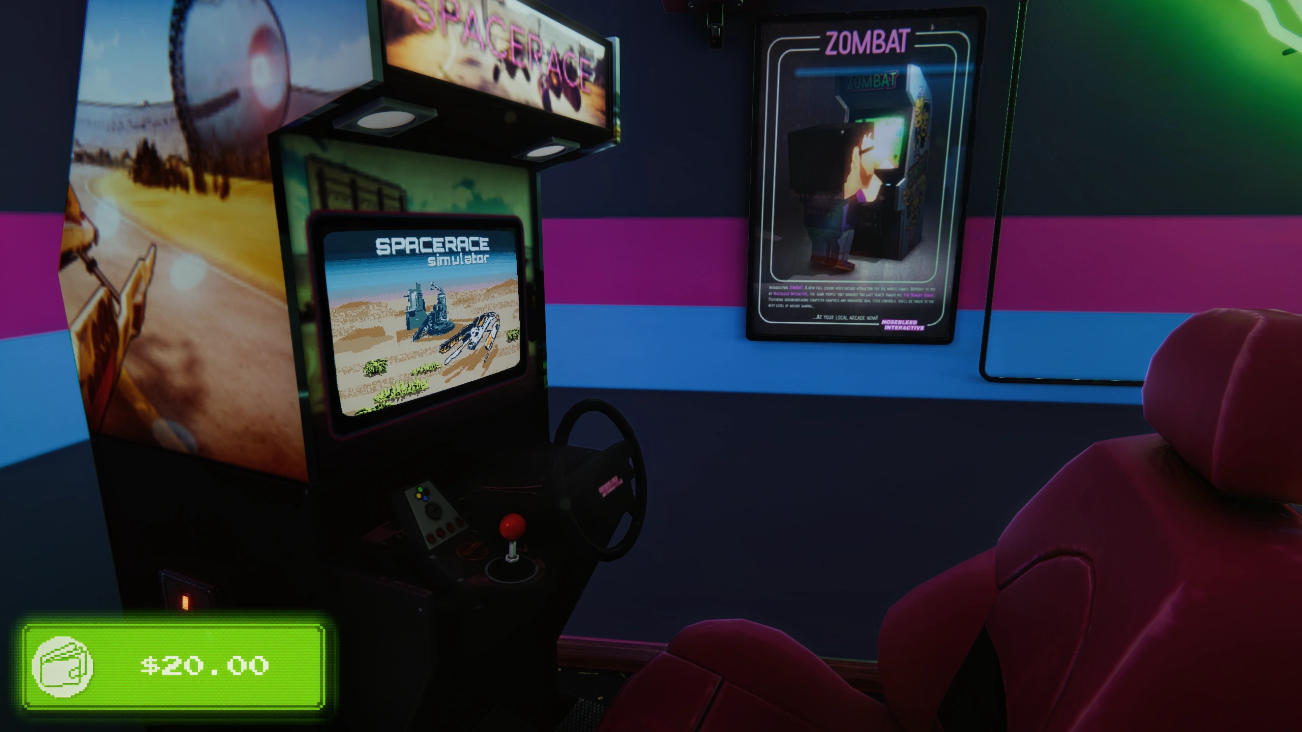 Arcade Paradise with DLSS 5 On, RTX 3060, 2560×1440