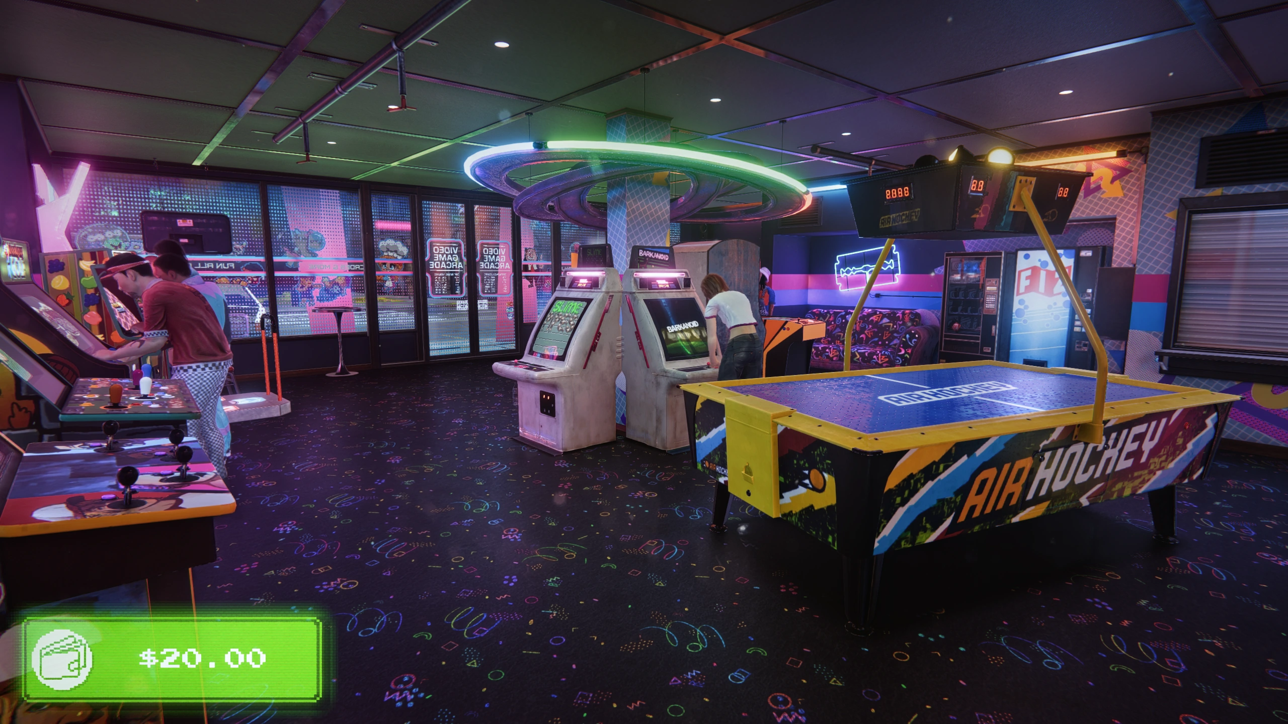 Arcade Paradise with DLSS 5 On, RTX 3060, 2560×1440