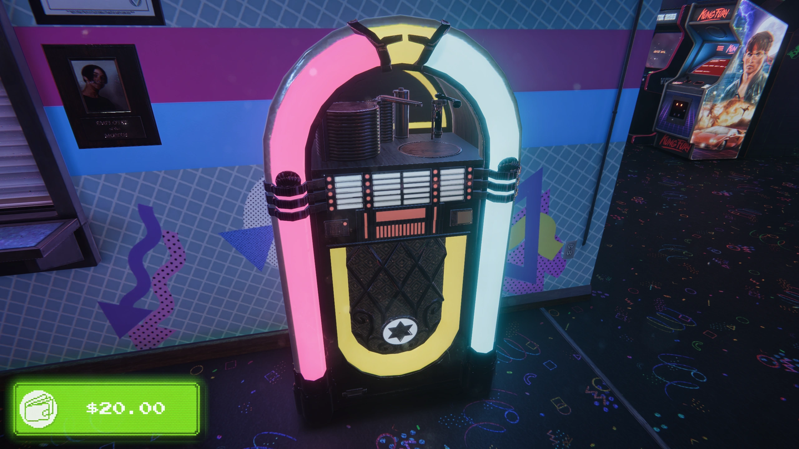 Arcade Paradise with DLSS 5 On, RTX 3060, 2560×1440