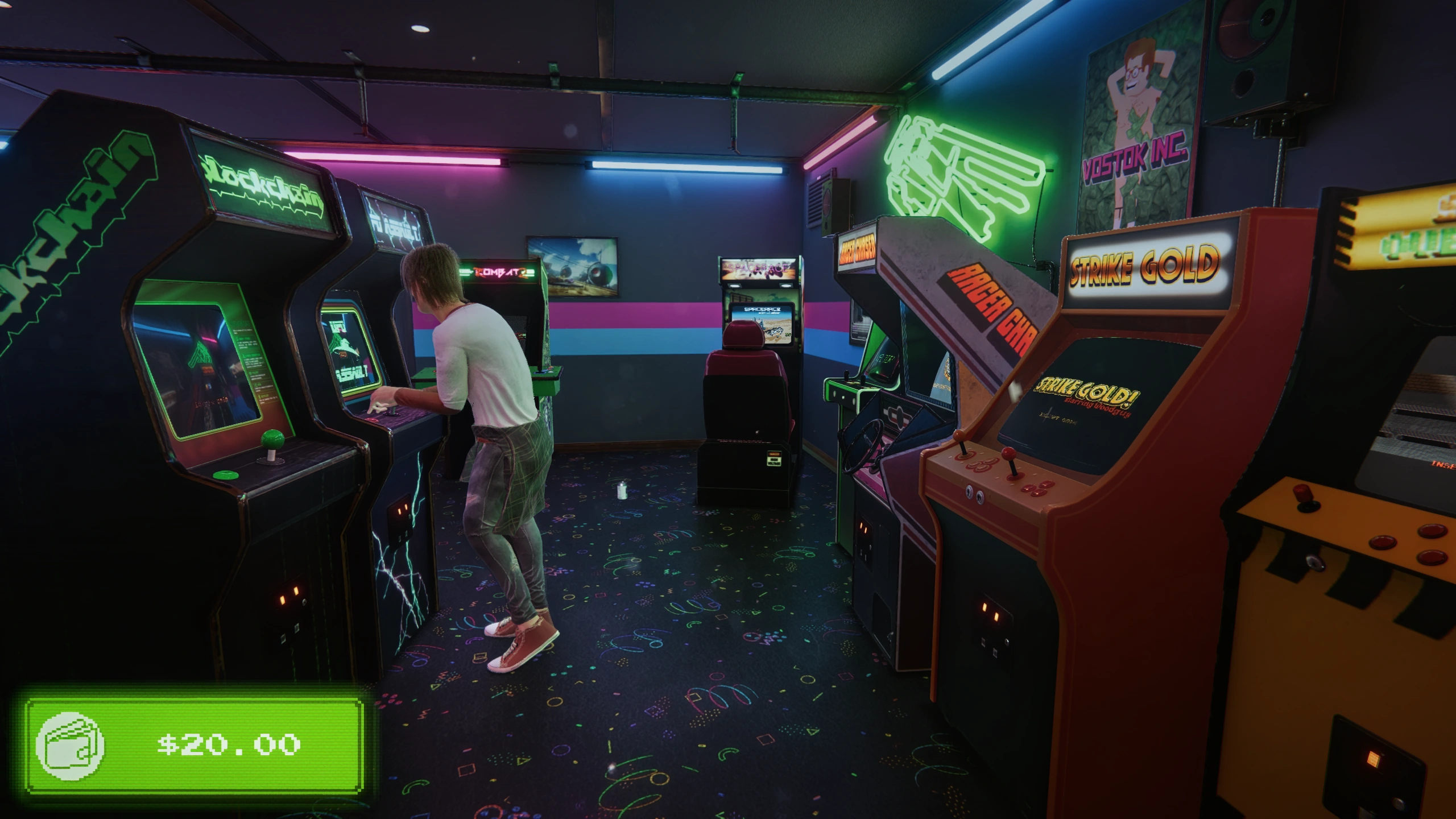 Arcade Paradise with DLSS 5 On, RTX 3060, 2560×1440