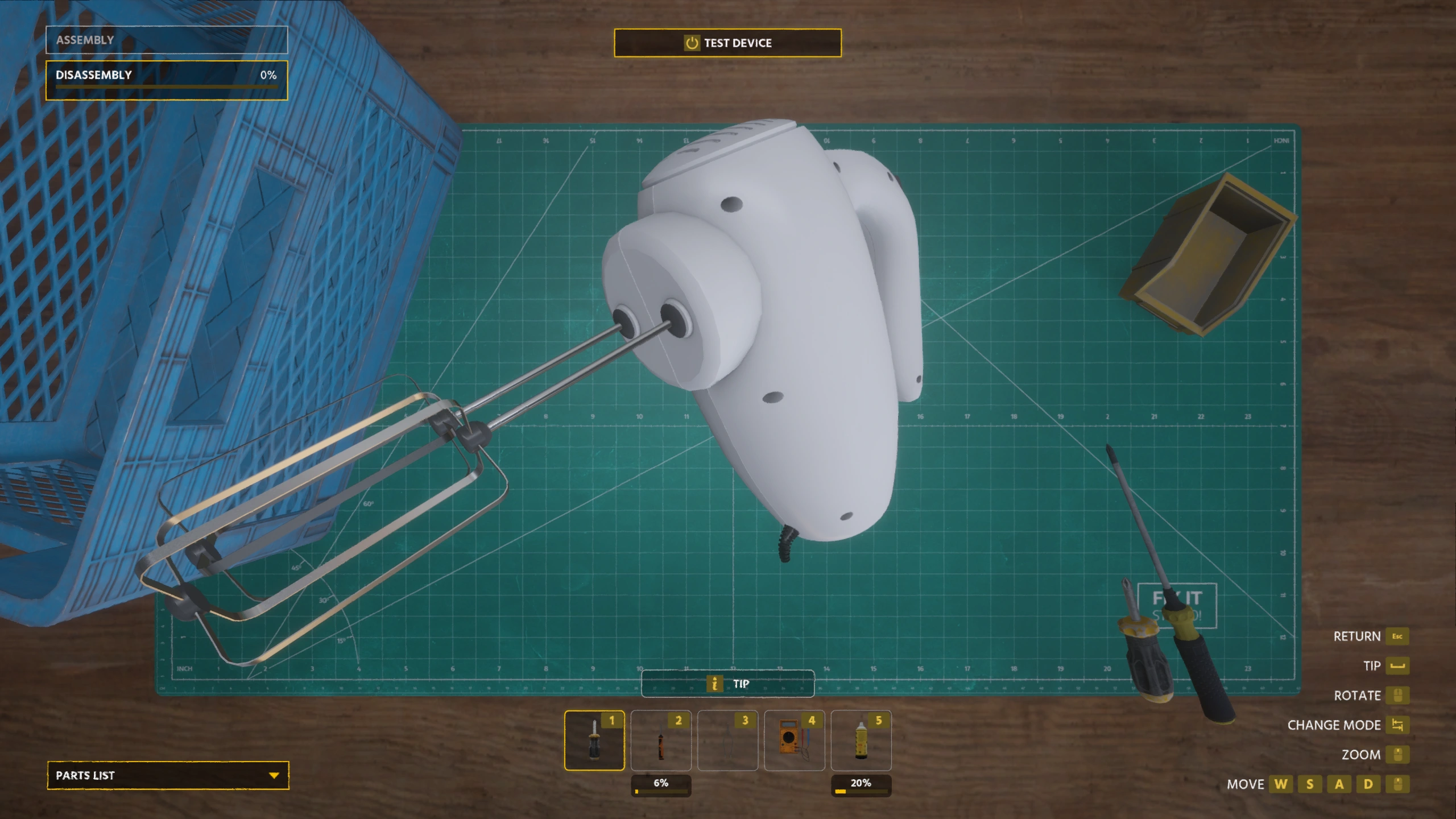 Electrician Simulator with DLSS 5 Off, RTX 3060, 2560×1440