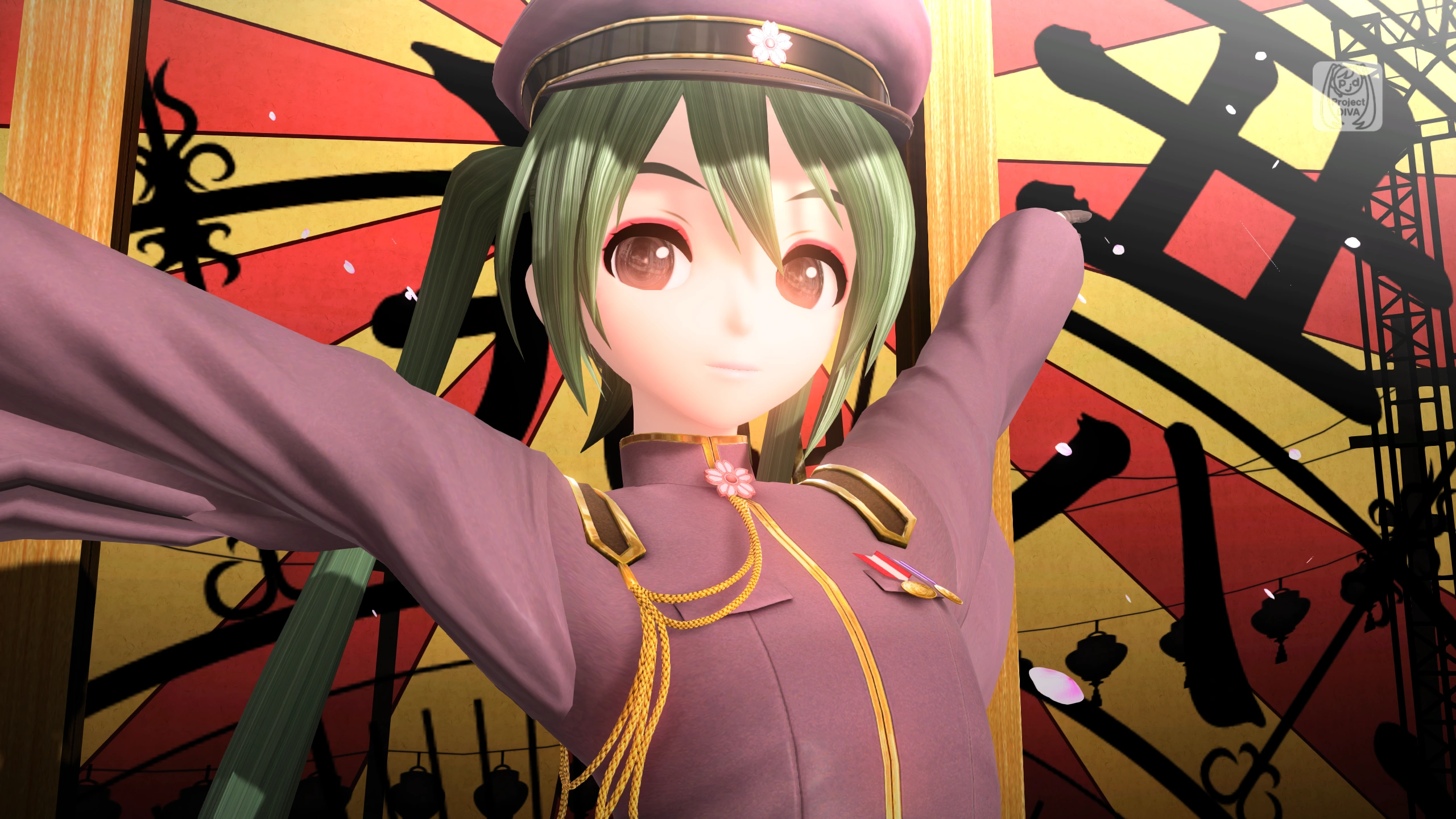 Hatsune Miku: Project Diva Mega Mix+ with DLSS 5 Off, RTX 3060, 2560×1440