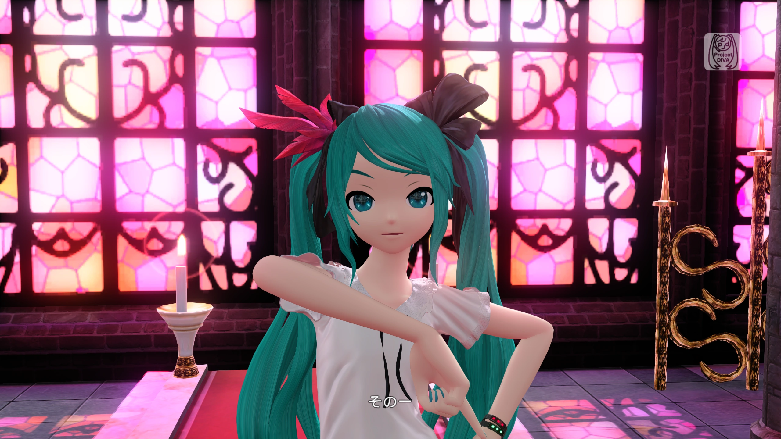 Hatsune Miku: Project Diva Mega Mix+ with DLSS 5 Off, RTX 3060, 2560×1440