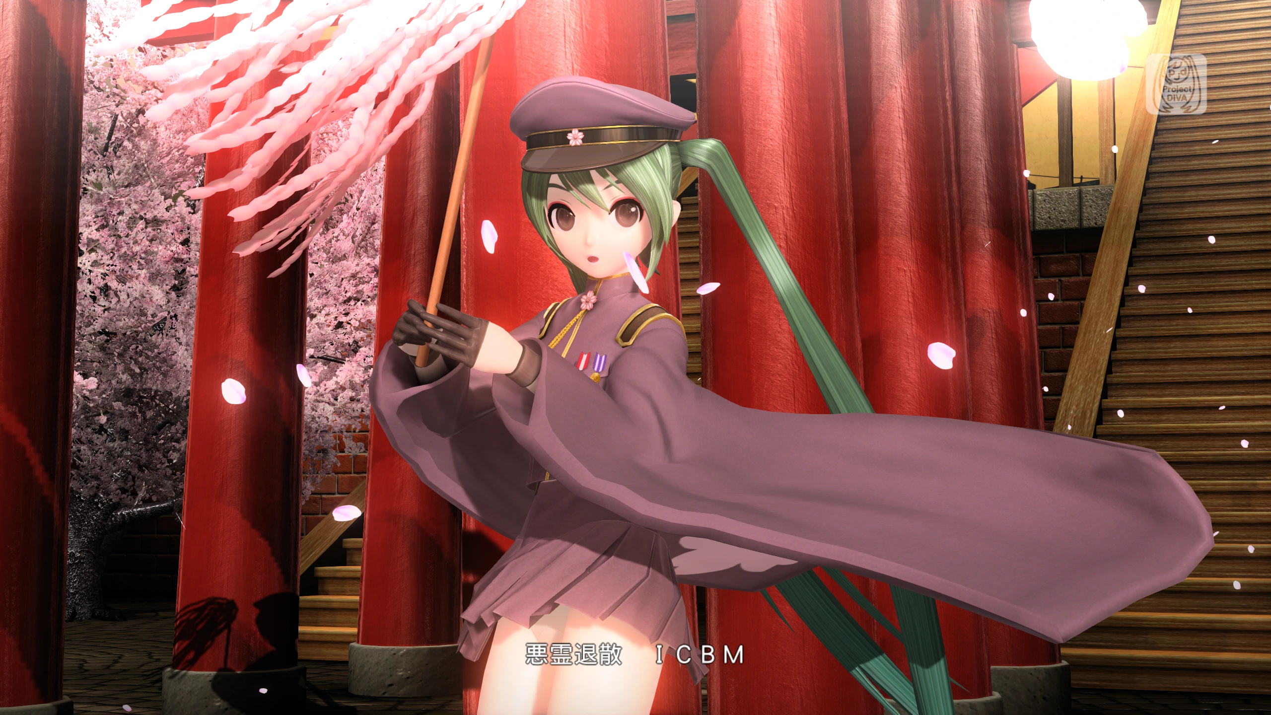 Hatsune Miku: Project Diva Mega Mix+ with DLSS 5 Off, RTX 3060, 2560×1440