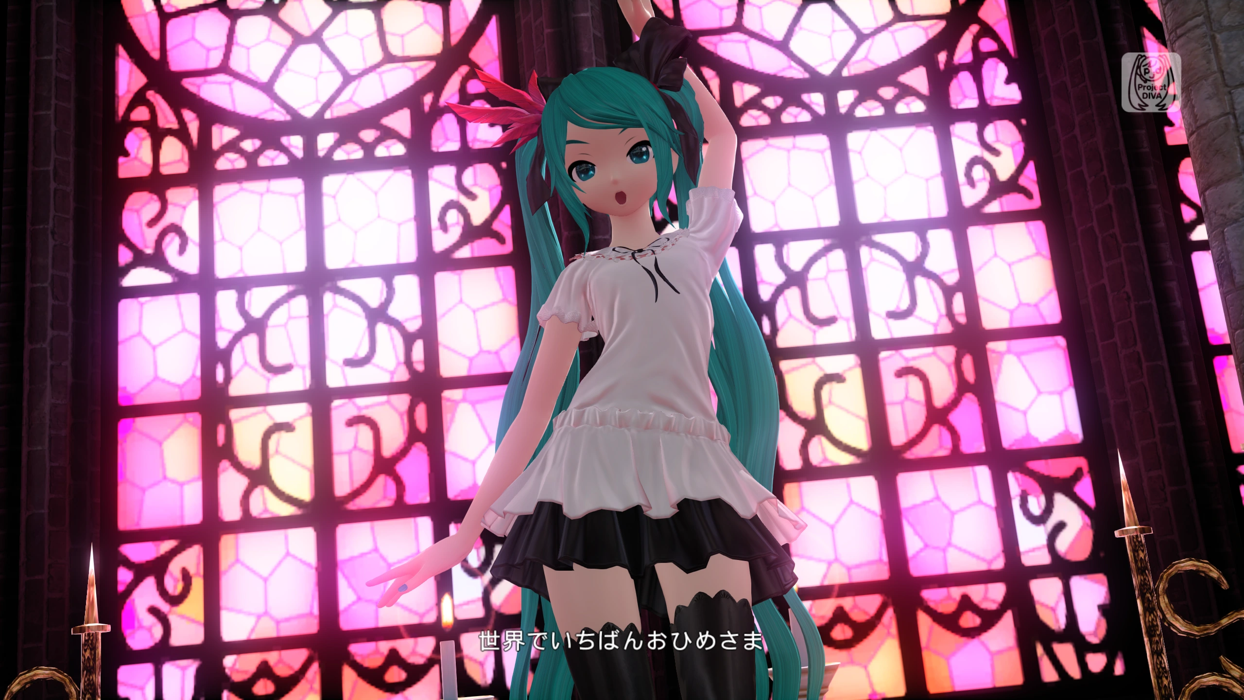 Hatsune Miku: Project Diva Mega Mix+ with DLSS 5 Off, RTX 3060, 2560×1440