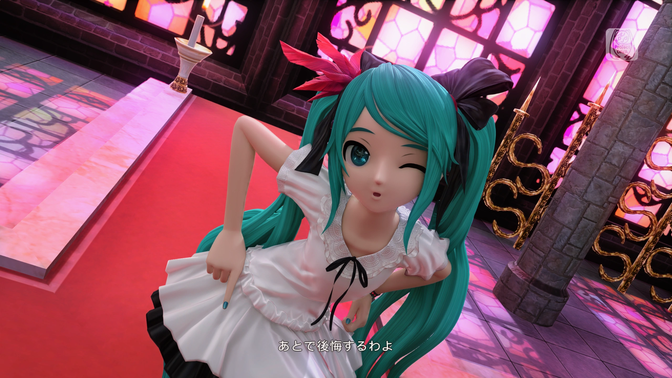 Hatsune Miku: Project Diva Mega Mix+ with DLSS 5 On, RTX 3060, 2560×1440