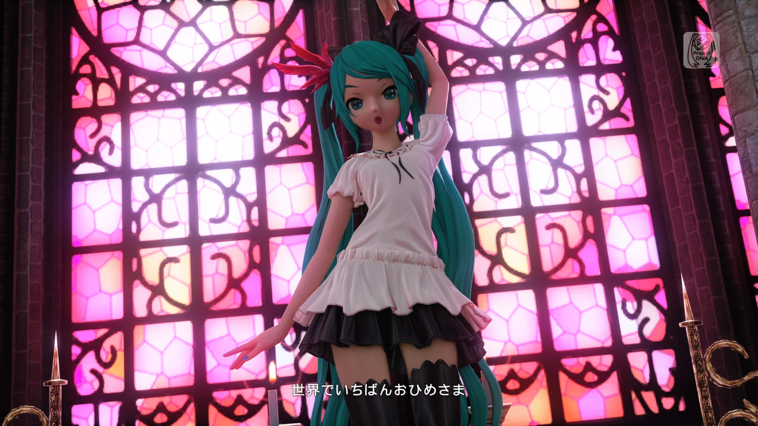 Hatsune Miku: Project Diva Mega Mix+ with DLSS 5 On, RTX 3060, 2560×1440
