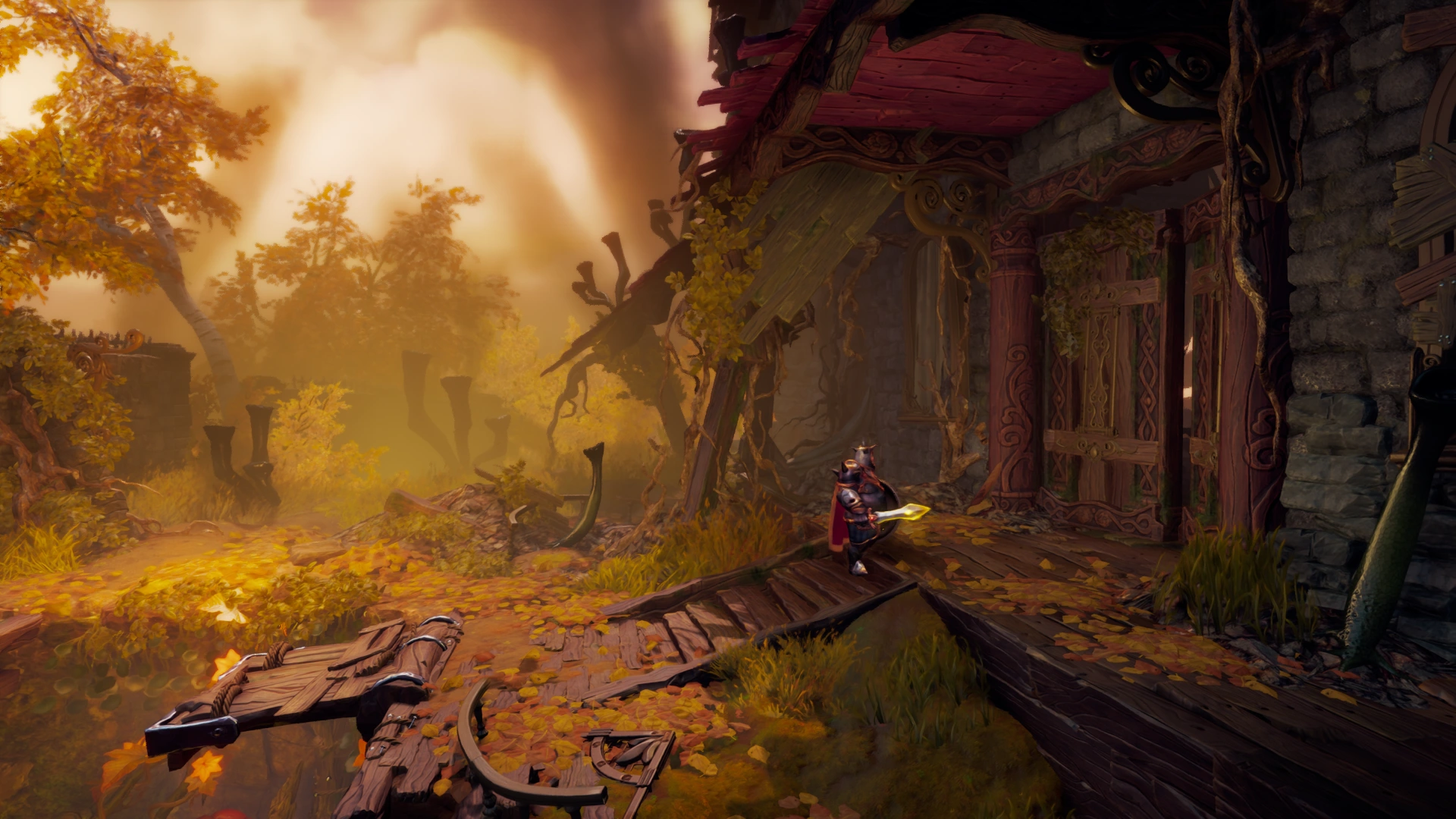 Trine 4: The Nightmare Prince with DLSS 5 Off, RTX 3060, 1920×1080